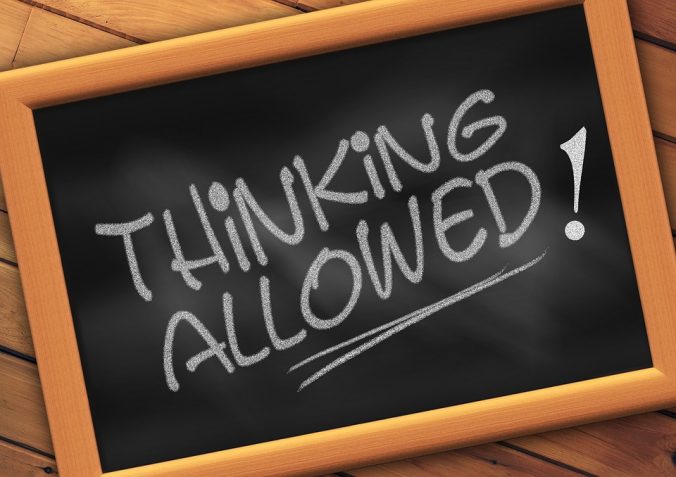 thinking allowed sign